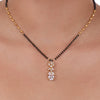 Gold Plated Mangalya Zircon  Mangalsutra
