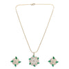 22k Gold Plated Aamita Pendant Set