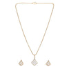 22k Gold Plated Aarpita  Pendant Set