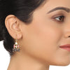 Gold & Silver Plated Mishran Kundan Tassel Necklace Set