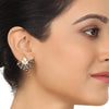 Gold & Silver Plated Mishran Floral Kundan Choker Set