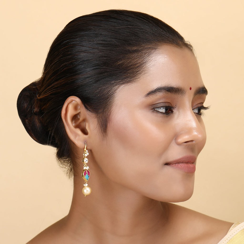 Kishi Nazuk Kundan Earring