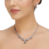 Chandani Nikhit Zircon Necklace Set