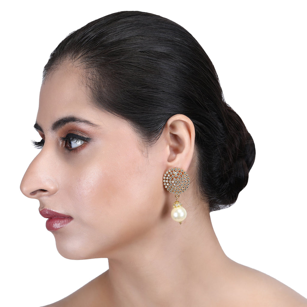 Megha Collection Aadhiren Zircon Earring
