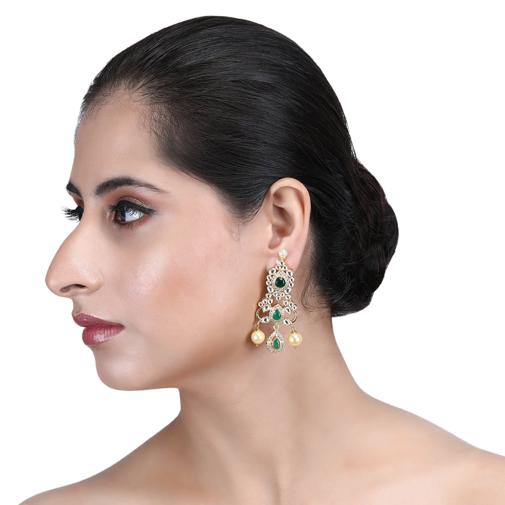 Megha Collection Rahomi Zircon Earring