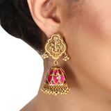 Bazaar Ganpati Kundan Earring