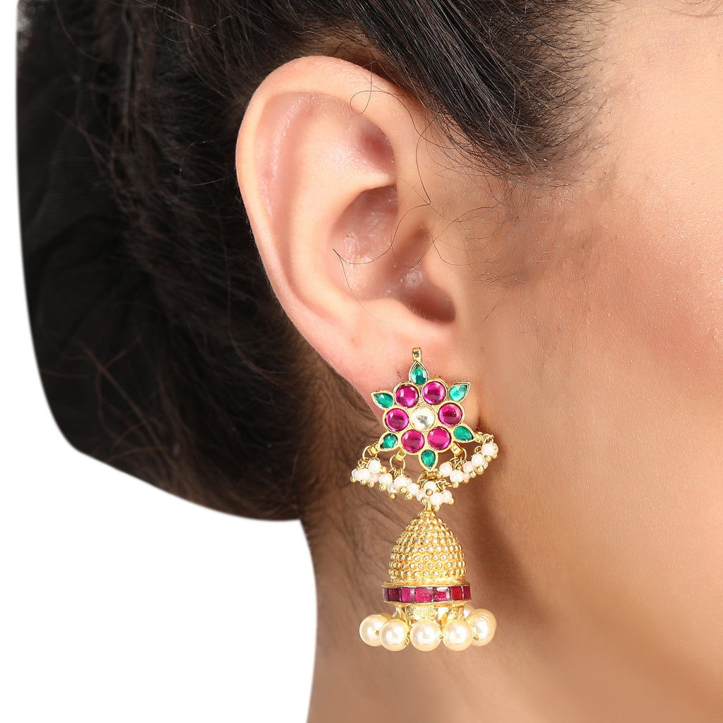 Bazaar Jigisa Kundan Earring