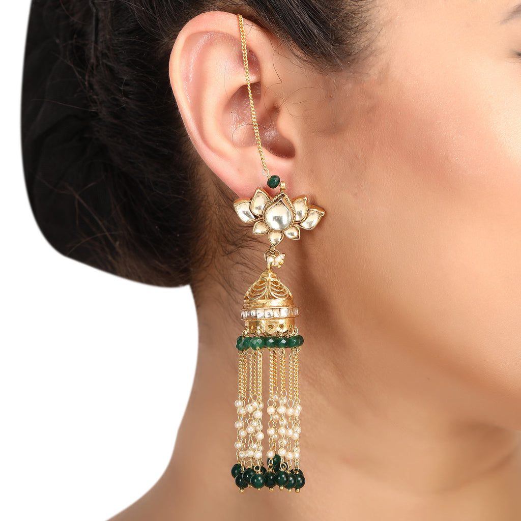 Bazaar Padma Kundan Earring
