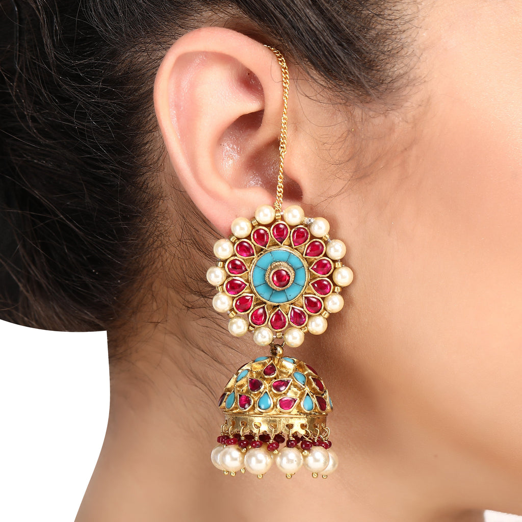 Bazaar Laxita Kundan Earring