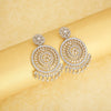 CHANDA ZIRCON ROUND EARRING