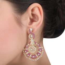 PAVÉ PINKI ZIRCON EARRING