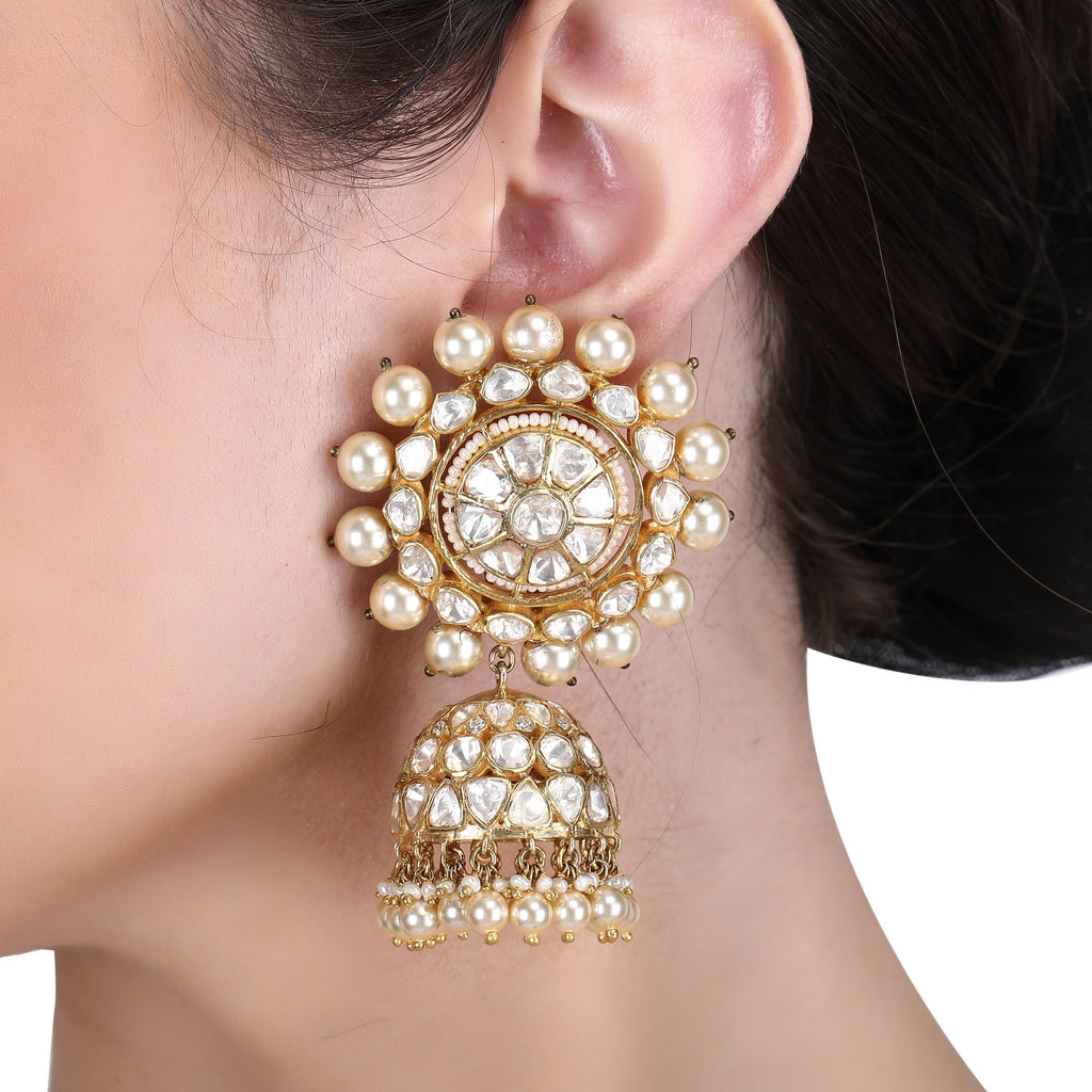 Megha Collection Parul Moissanite Earring