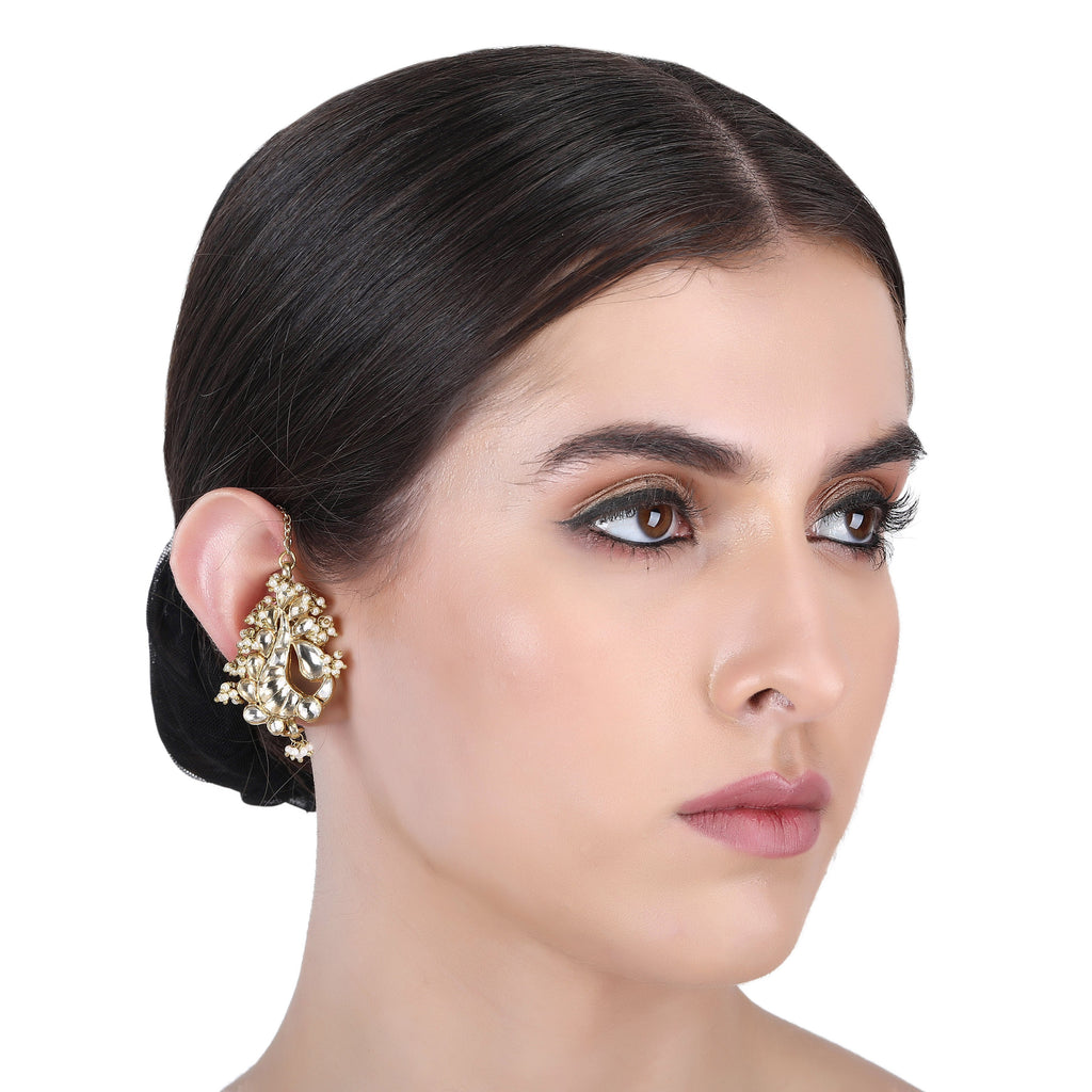 Megha Collection Akshaya Kundan Earring