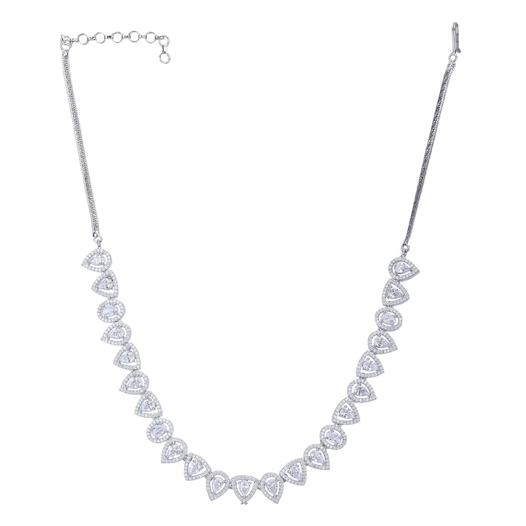 Nashima Zircon Necklace Set
