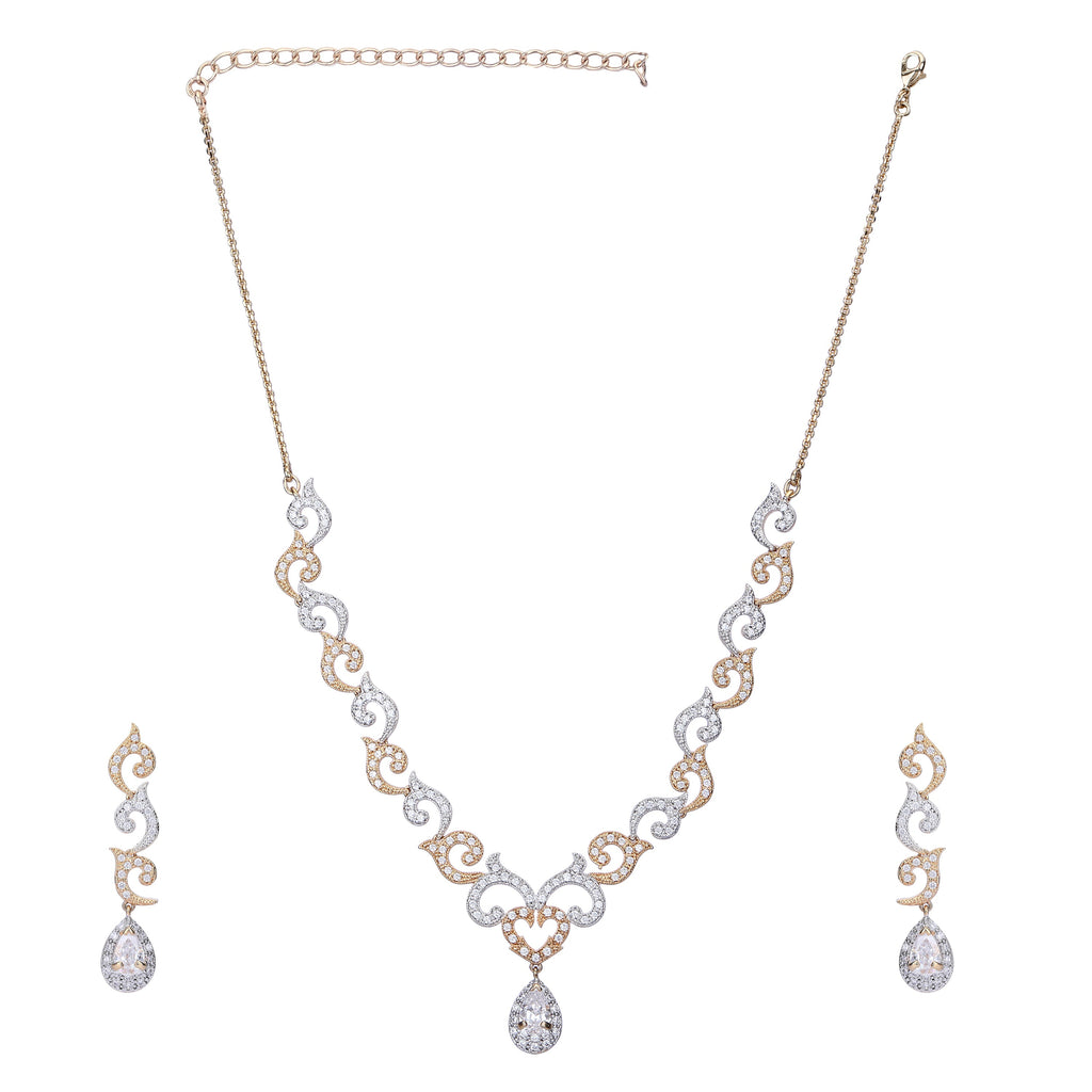 Anaya Zircon Necklace Set