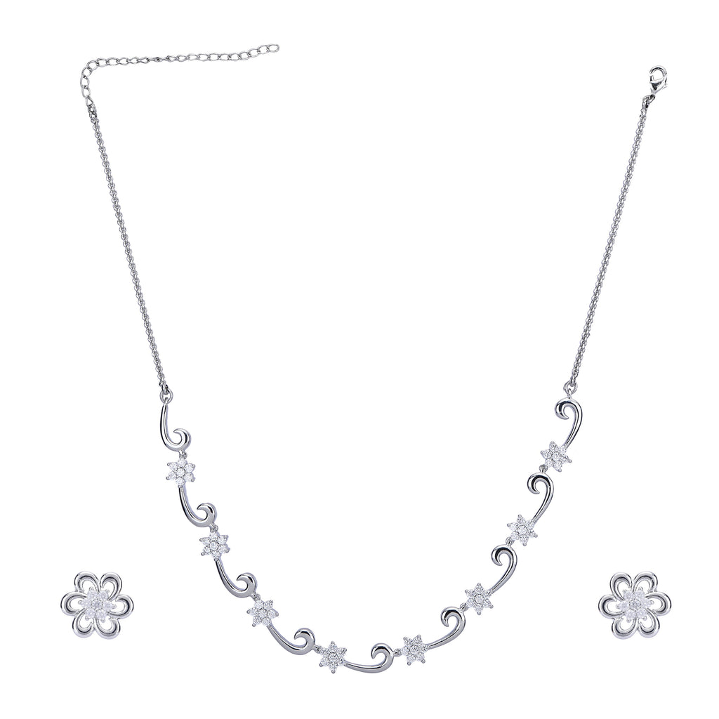 Ishita Zircon Necklace Set