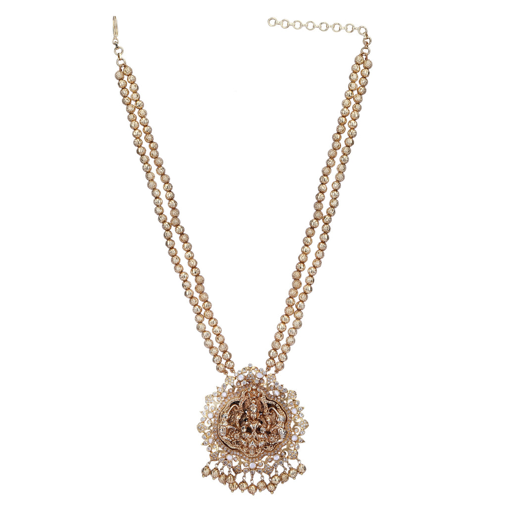 Megha Collection Adharva Zircon Necklace Set