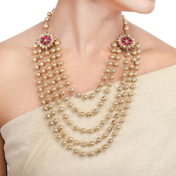 Chamak AASHVI KUNDAN NECKLACE SET