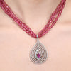 Rahomi Zircon Pendant Set