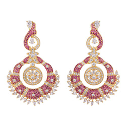 PAVÉ PINKI ZIRCON EARRING