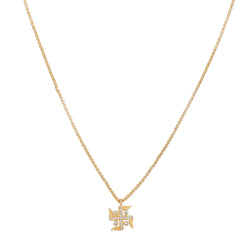 Akshar SWASTIK ZIRCON PENDANT