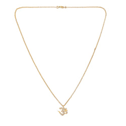 Akshar OM ZIRCON PENDANT