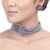 GULUBAND Neeru ZIRCON CHOKER SET