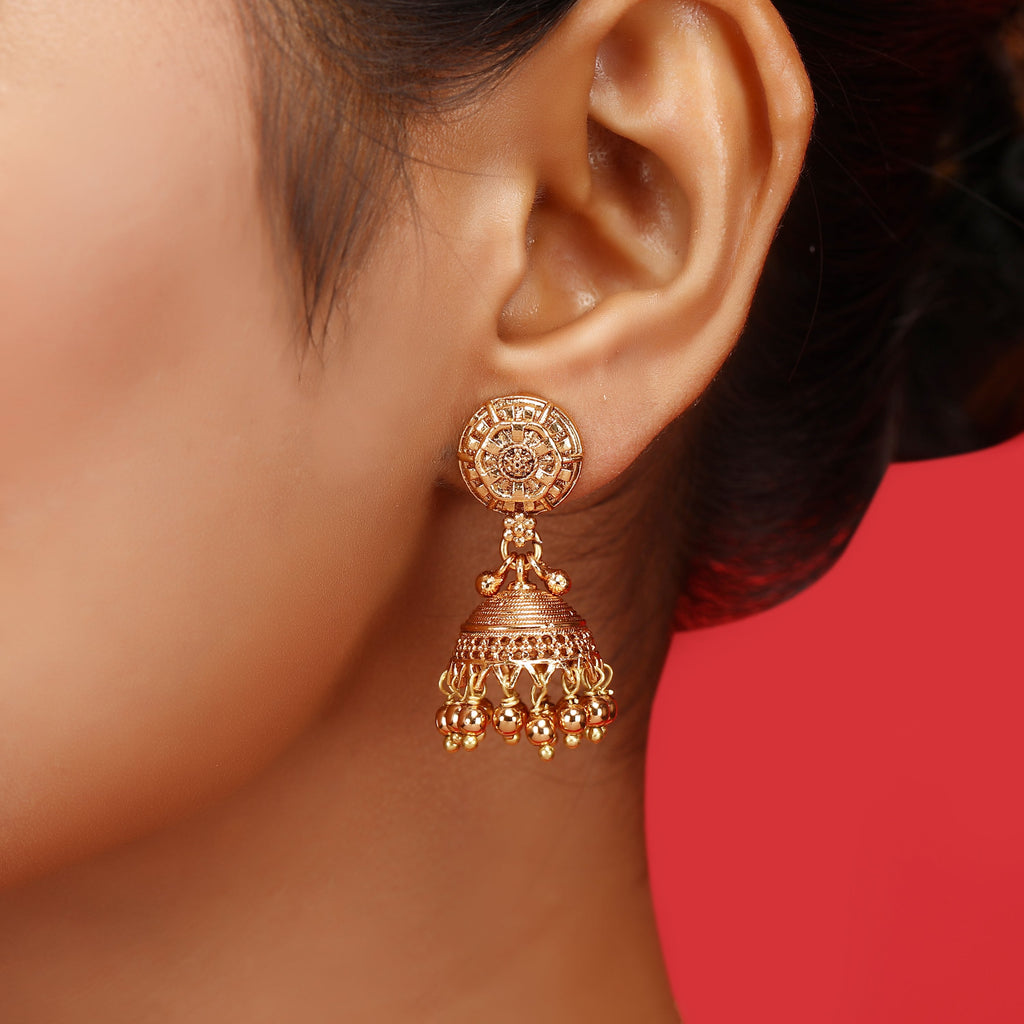 22K Gold Pendant & Earring Sets -Indian Gold Jewelry -Buy Online
