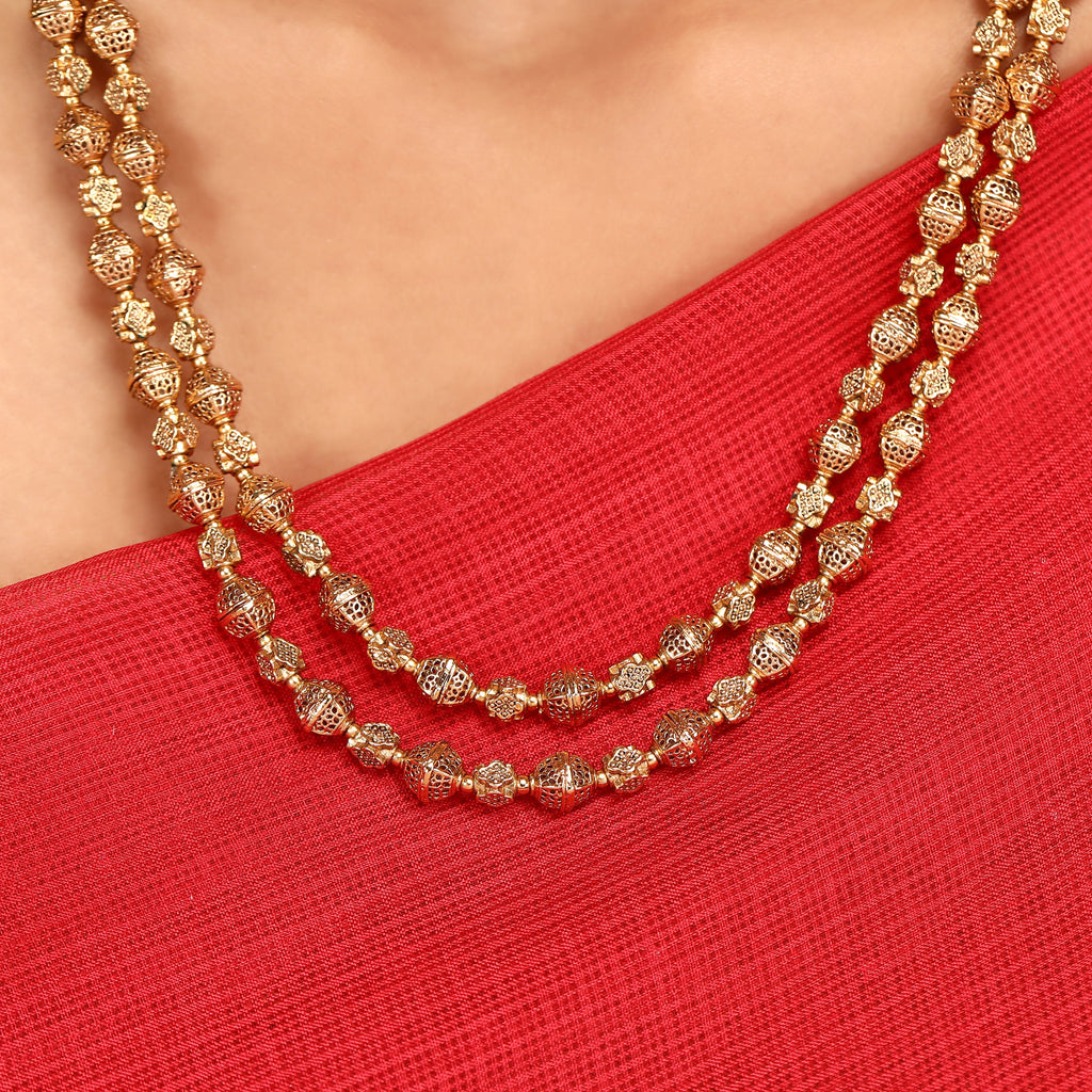 Swarnam - Gold Strings Nithya Menon Necklace Set