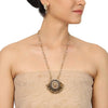 Gold & Silver Plated Mishran Tribal Kundan Pendant Set
