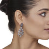 Blue Zircon Chandeliar Earring
