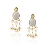 GOLD PLATED SHRUTIPAT PEARL KUNDAN EARRINGS
