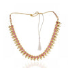 GOLD PLATED TEMPLE RUBY NECKLACE