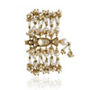 GOLD PLATED HASTHAM PEARL KUNDAN RING