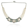 Silver Plated Baisakh Baroque Pearls Choker Set