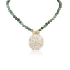 Gold Plated Celestial Zircon Necklace Set