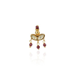 Gold Plated Kundan Nosepin