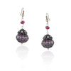 Silver Plated Valentine Victorian Ruby Choker Set