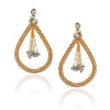 Gold & Silver Plated Kundala Earrings