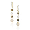 Gold Plated Kundala  Marcasite Earrings
