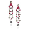 Silver Plated Kundala Victorian Earrings
