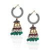 Gold & Silver Plated Kundala Jhumki Earrings