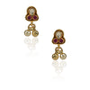 Gold Plated Poorak Kundan Folklore Necklace Set