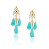 Gold Plated Manihaar Turquoise Kundan Necklace Set