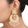 CHANDA ZIRCON SHEL EARRING