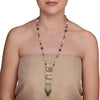 GOLD PLATED MONSOON GREEN & RED KUNDAN NECKLACE