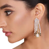 GOLD PLATED SHRUTIPAT ZIRCON EARRINGS