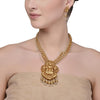 Gold and Pearl Temple Set