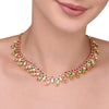 Fine Green Red Necklace
