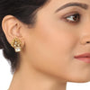GOLD PLATED PURNA WHITE KUNDAN NECKLACE SET